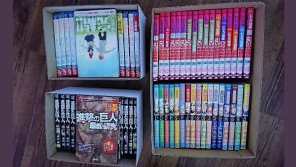 100均セリアの Plenty Box で漫画本整理 漫画本は何冊入るの 配信とインテリアと実話の映画